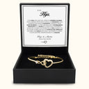 "A Mi Hija" - Pulsera Conectadas Para Siempre