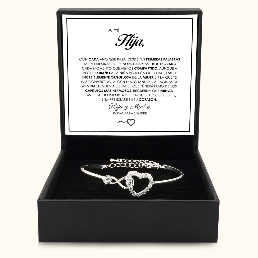 "A Mi Hija" - Pulsera Conectadas Para Siempre