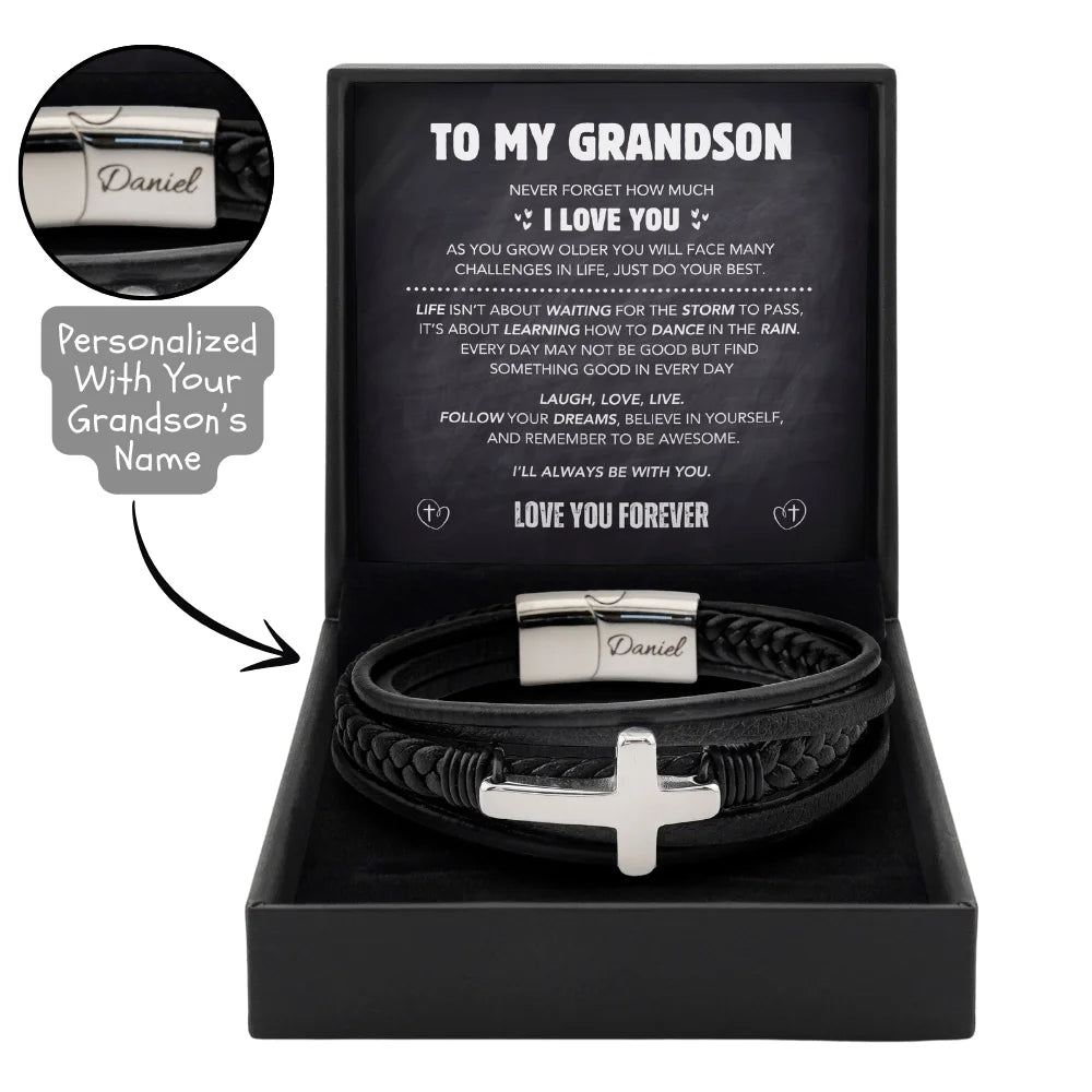 Grandson's Guardian Faith Bracelet