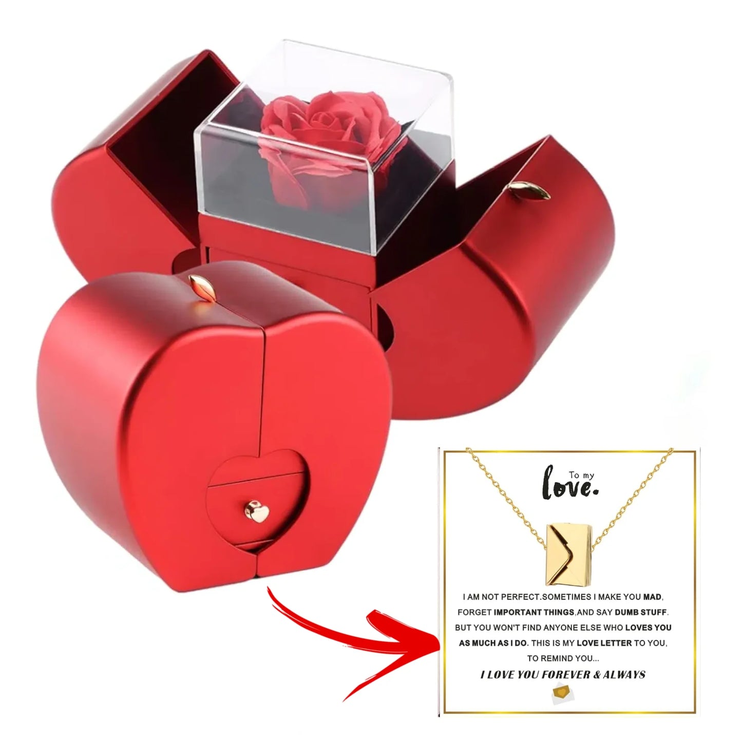 Love Letter - Forever Rose Box Gift Set