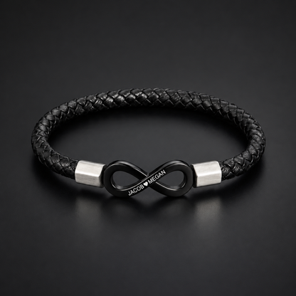 "To My Husband" - Infinity Personalized Bracelet