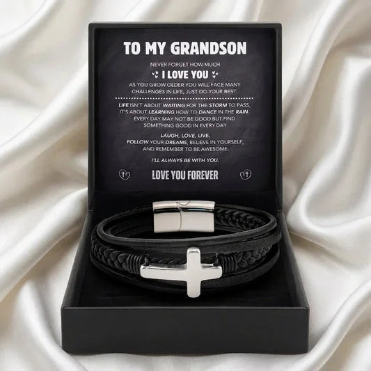 Grandson's Guardian Faith Bracelet