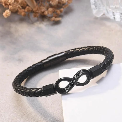 "To My Man" - Infinity Personalized Bracelet