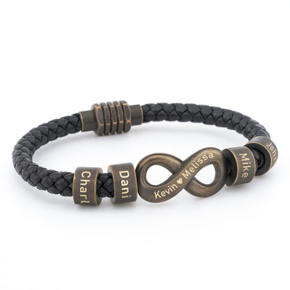 Infinity Name Bracelet - To My Husband and Father - view 5