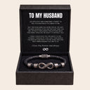Infinity Name Bracelet - A Symbol of Strength for Him