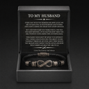 Infinity Name Bracelet - To My Husband and Father