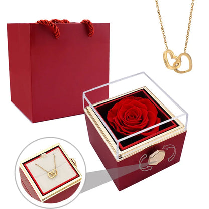 The Spin of Love Interlocking Hearts Gift Box Gift Set