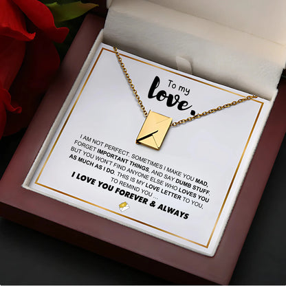 Love Letter Necklace - Luxury LED Gift Box Set