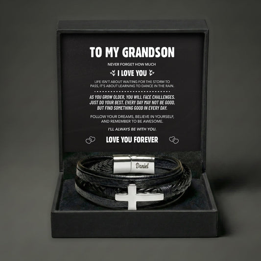 Grandson's Guardian Faith Bracelet