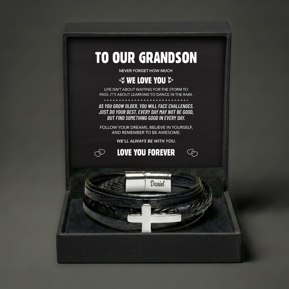 Grandson's Guardian Faith Bracelet