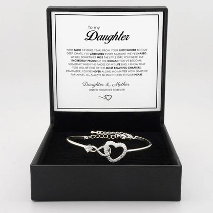 "To My Daughter" Forever Connected Bracelet