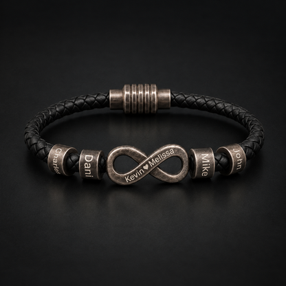 "To My Husband" Infinity Name Bracelet