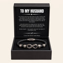 Infinity Name Bracelet - For the Man Who Holds Us Together