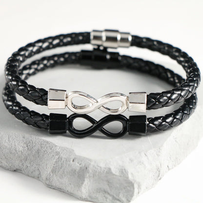 "To My Man" - Infinity Personalized Bracelet