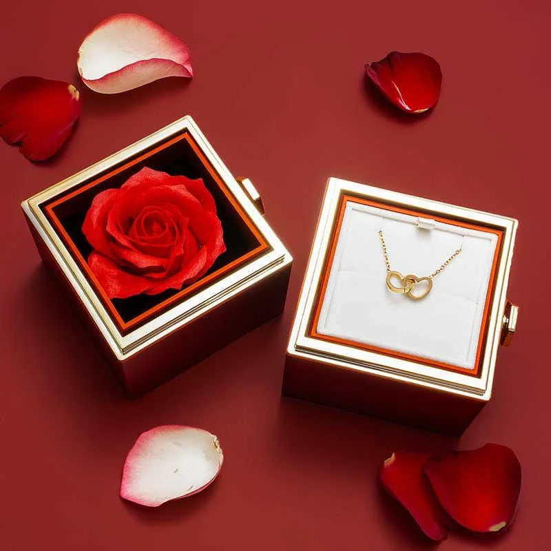 The Spin of Love Interlocking Hearts Gift Box Gift Set